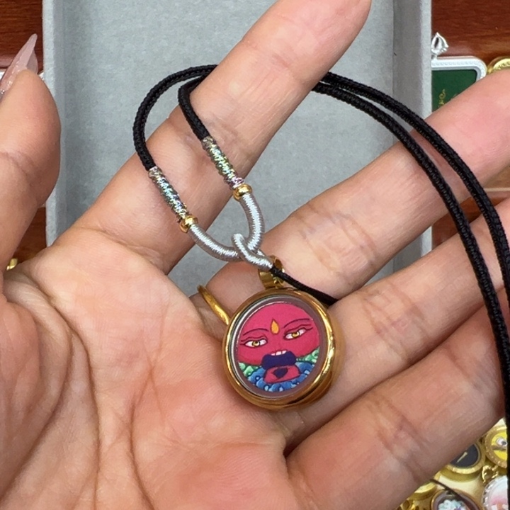 吊坠唐卡之家1.5手绘阿弥