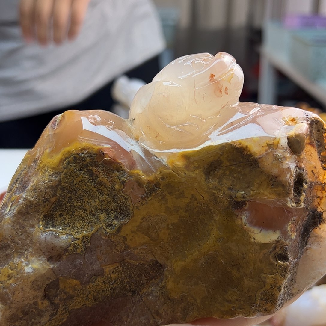 玛瑙/玉髓未镶嵌吊坠(不含链)