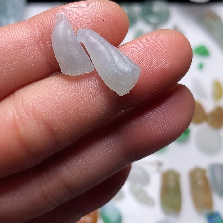 定制翡翠未镶嵌莲蓬朵子多福