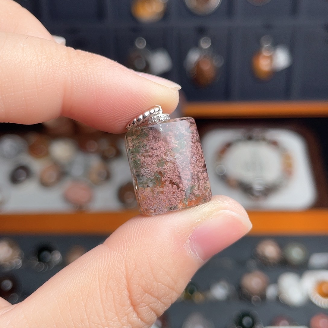 水晶颈饰银S925镶嵌₍****