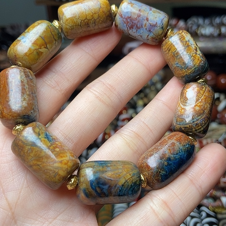 玛瑙/玉髓未镶嵌手链