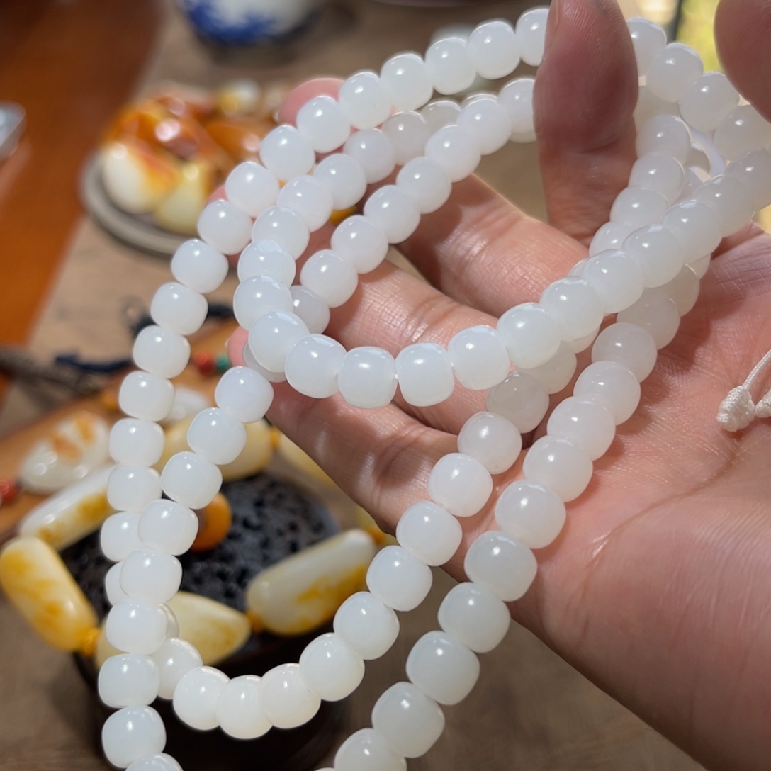 山***山和田玉（子料）未镶嵌手链