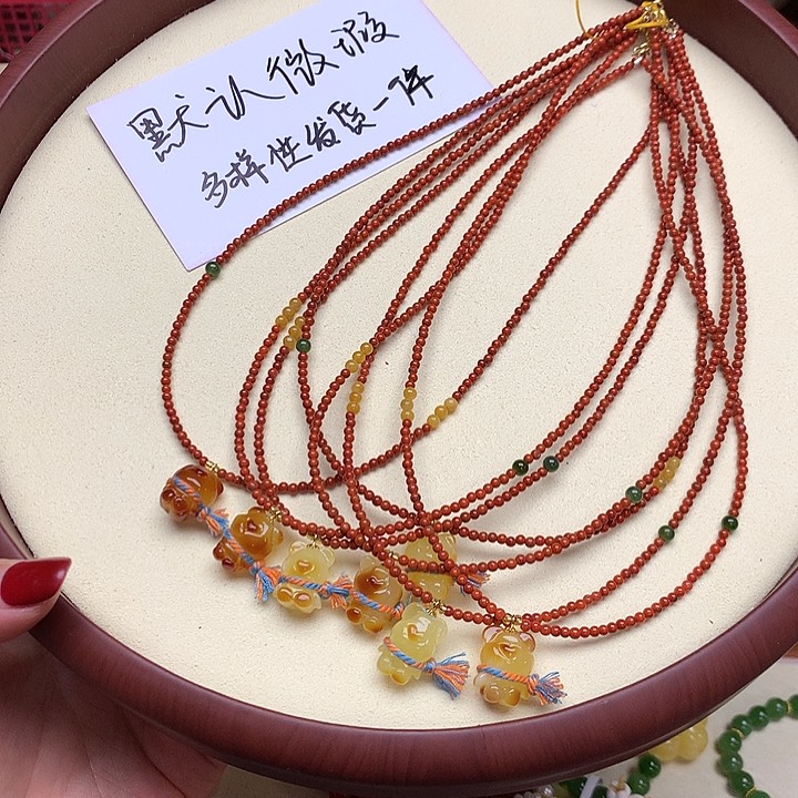 琥珀吊坠(不含链)未镶嵌