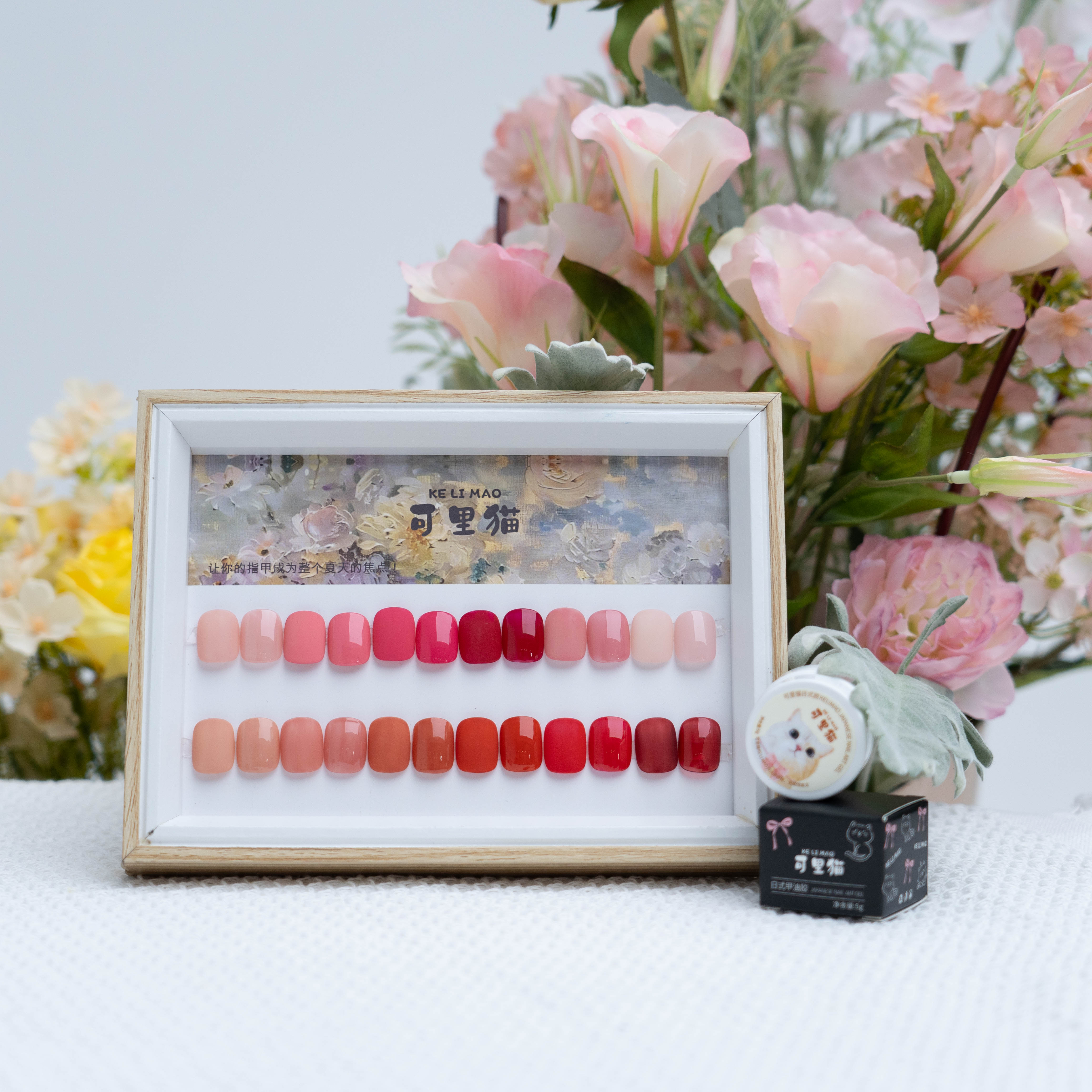 可里猫秋冬12色套装指甲油胶2025年新款流行色车厘子美甲店专用