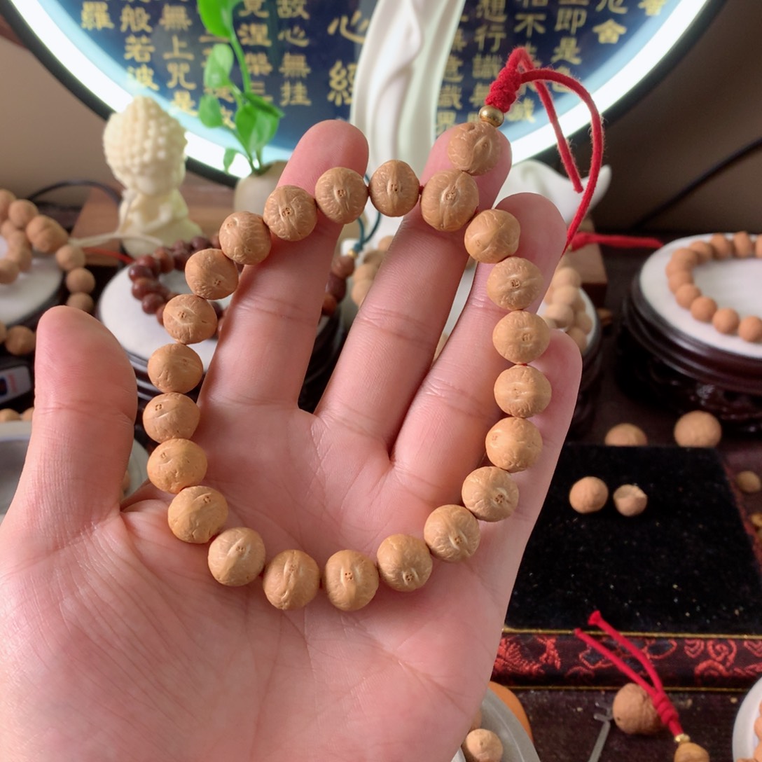 凤眼菩提手串甄****宝12.5实心福利