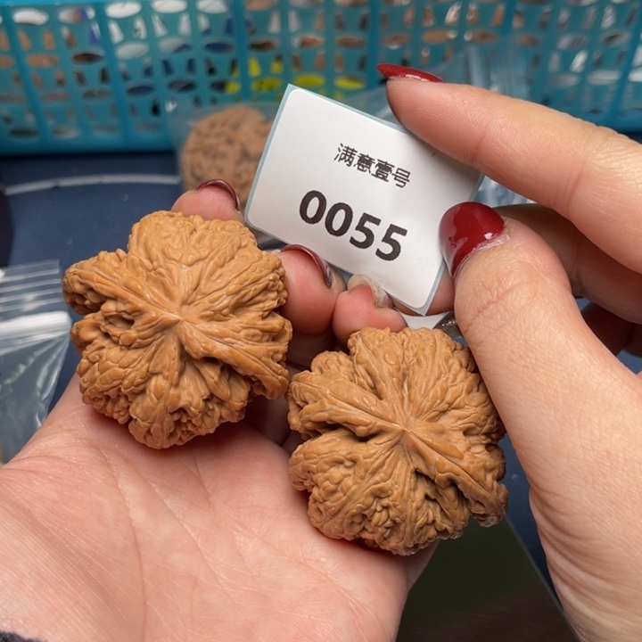 文玩核桃把件粗筋47