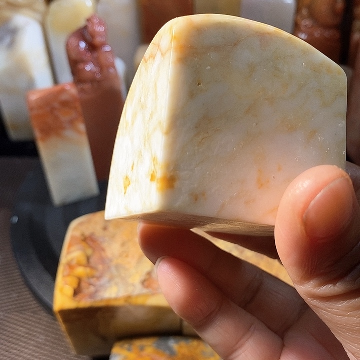 巴林石印石三**线巴林石雕刻工艺品