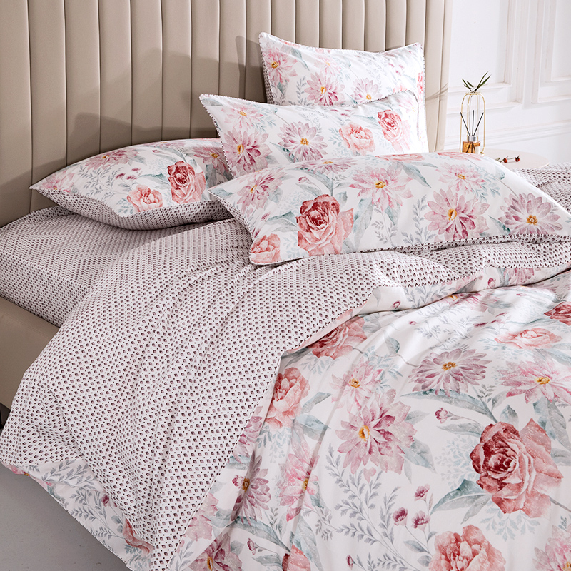 【花戒指床品】精选！纯棉数码印花被套----古堡回忆