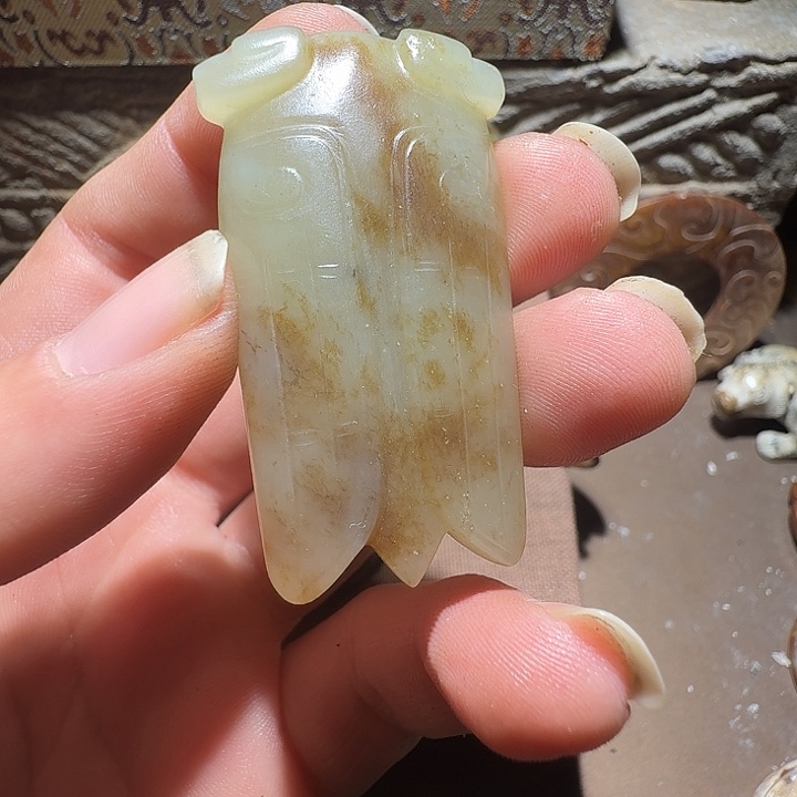 盛***金和田玉（糖玉）未镶嵌挂件