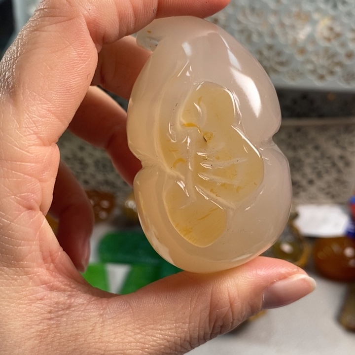 玛瑙/玉髓吊坠(不含链)未镶嵌