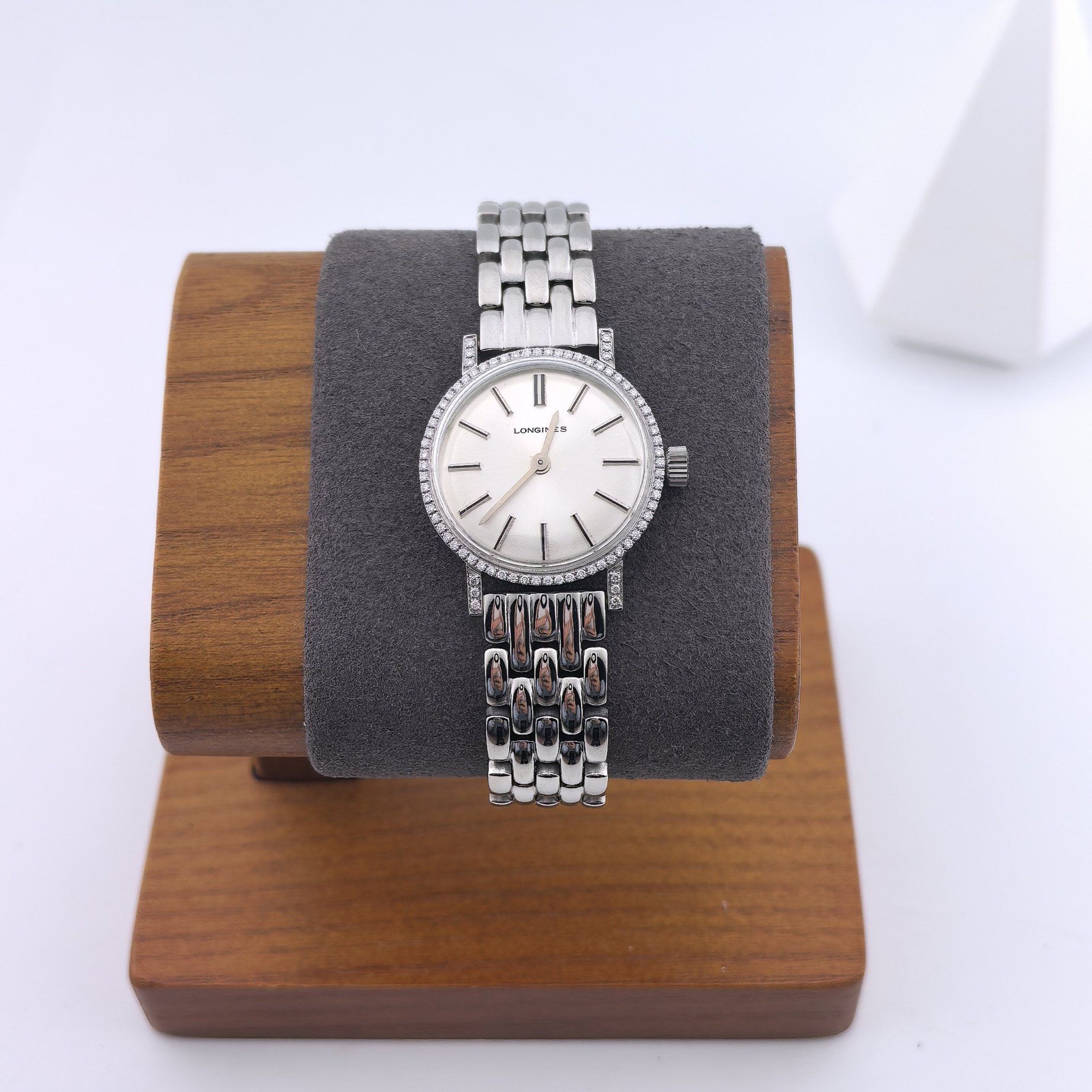 95新 Longines/浪琴 中古浪琴女表/手动机械/表经24mm/02002