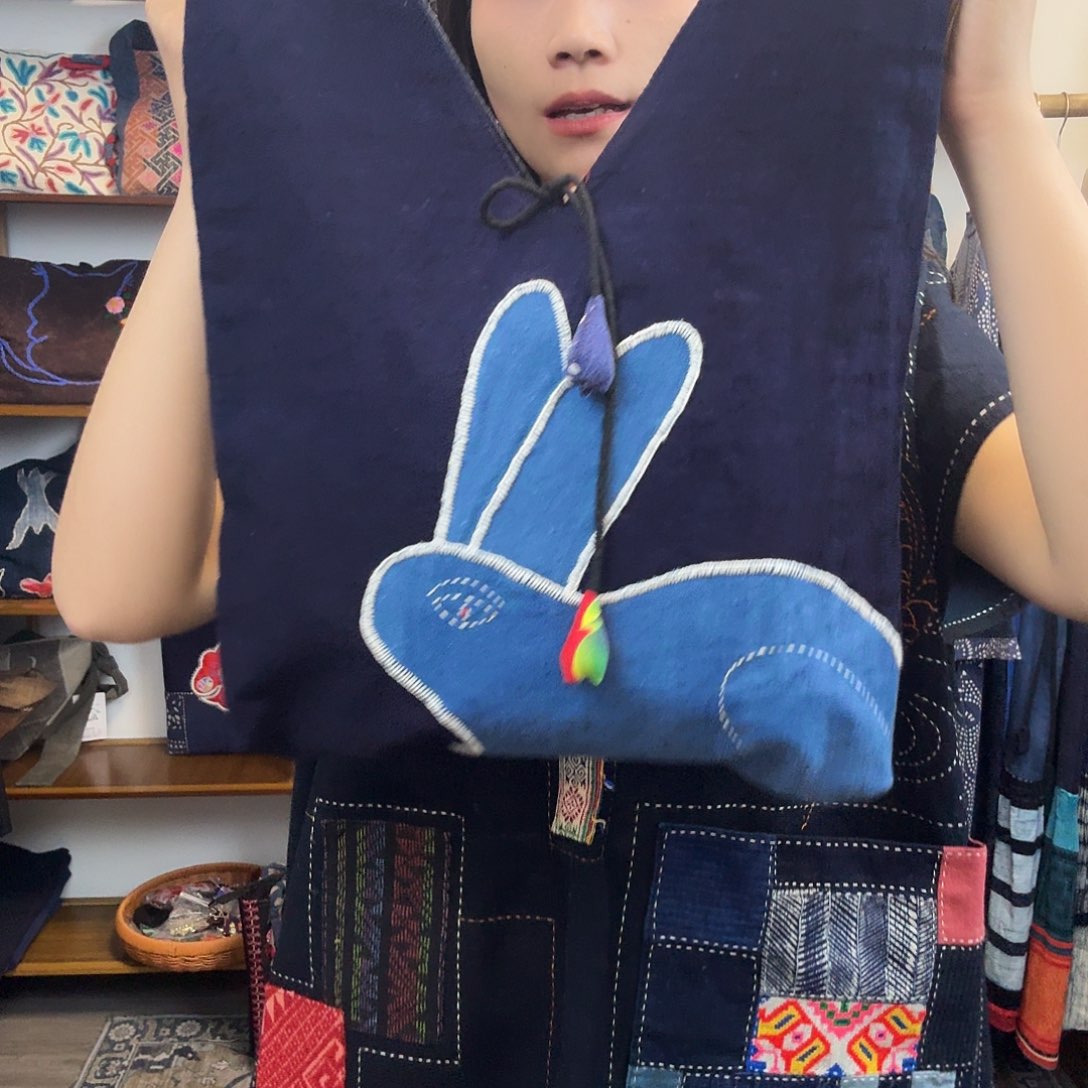 棉妤然服饰土布刺绣包