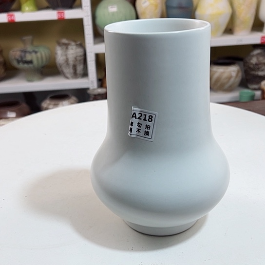 瓶陶瓷花瓶摆件，高23口10 218