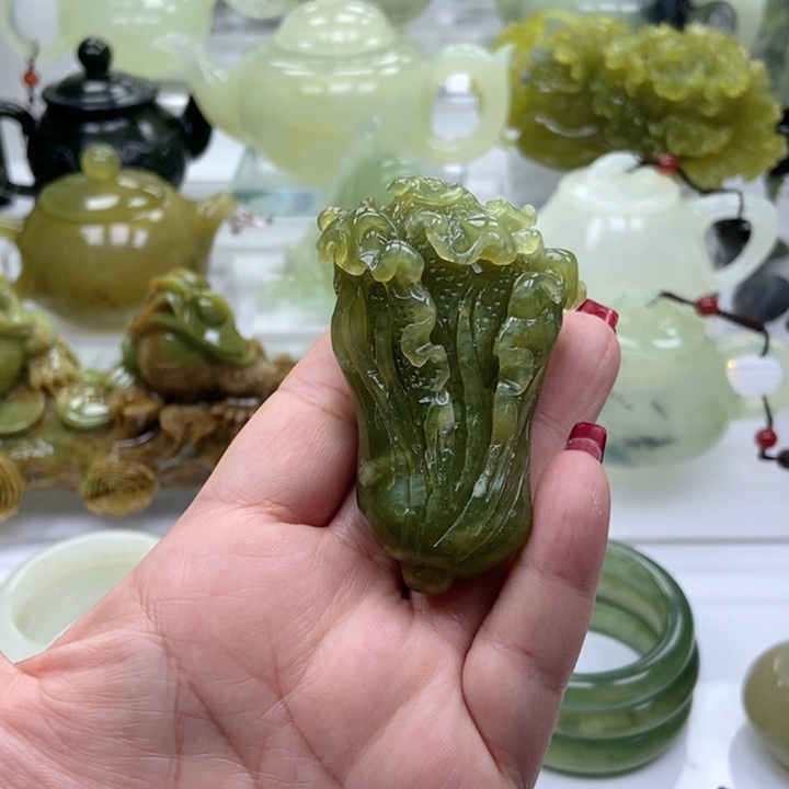 蛇纹石玉手链未镶嵌