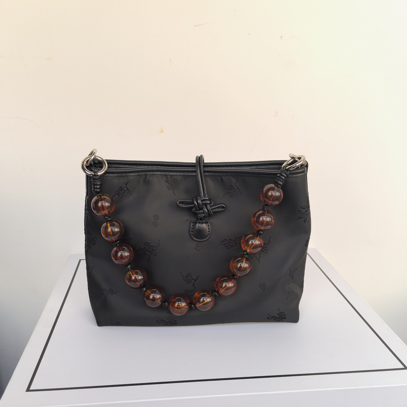 2025新款国潮风珠珠包手提包0920高级黑