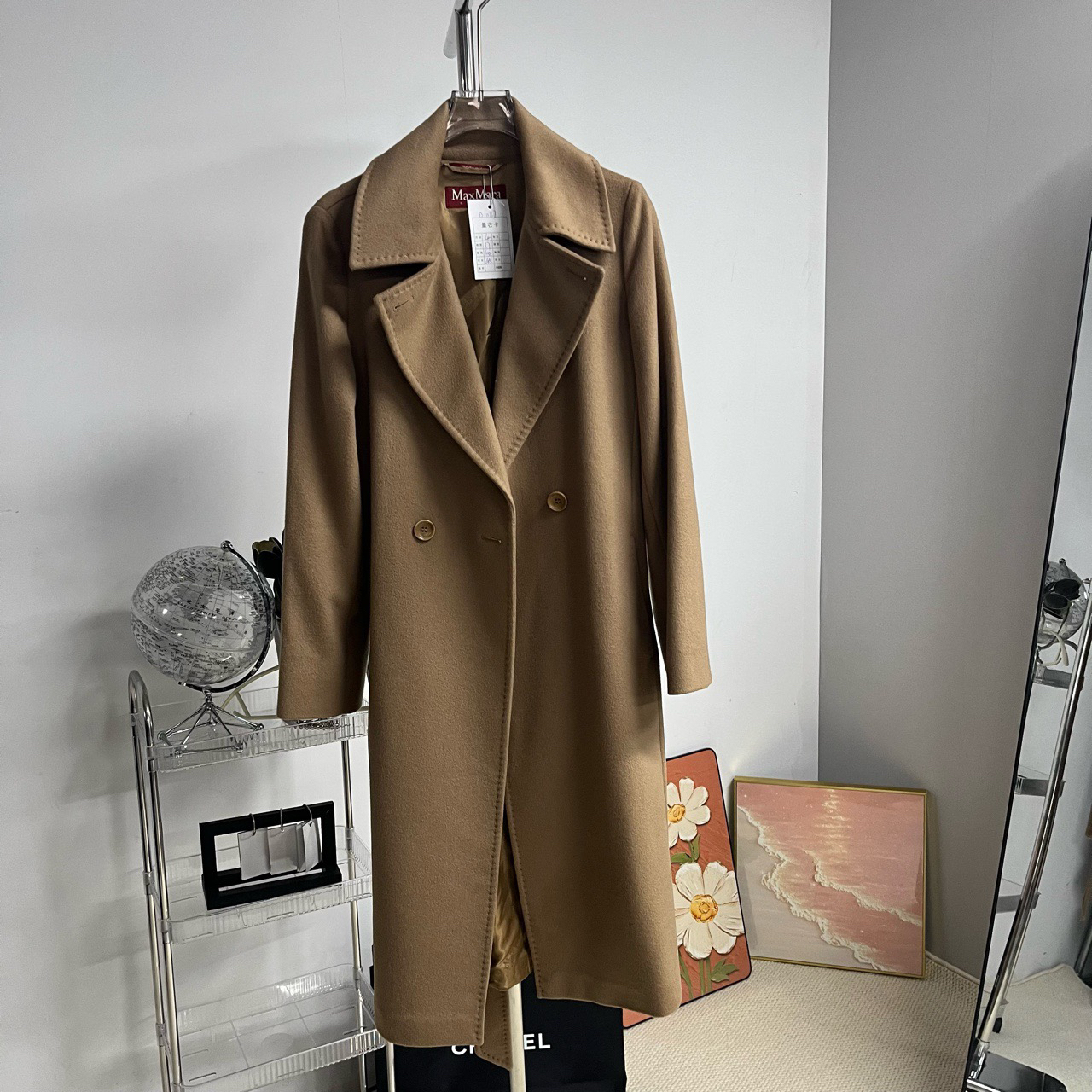 99新 MaxMara MaxMara  咖色  大衣  99新  38码  A1187