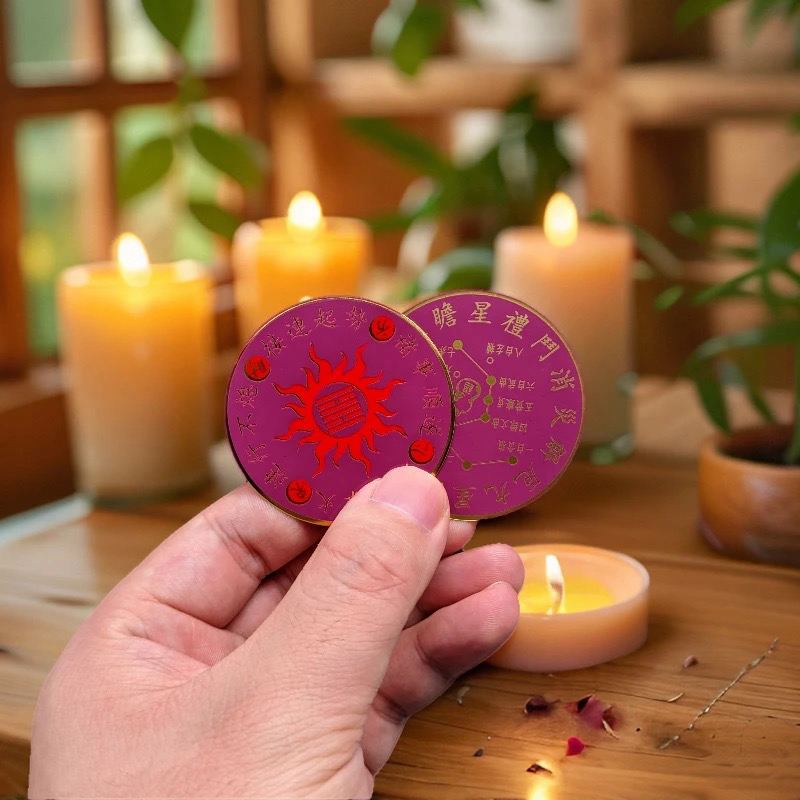 【欣易珠宝】九紫离 贴饰 手工摆件