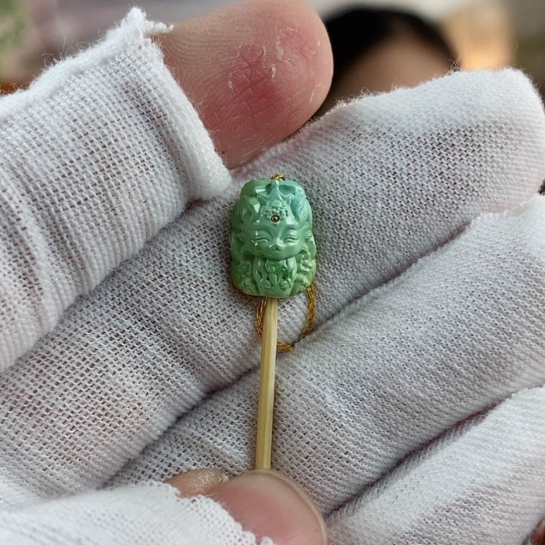 绿松石珠宝奇石未镶嵌