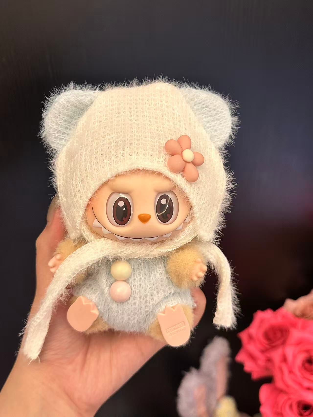 泡泡玛特Labubu盲盒毛绒公仔玩偶蔡文姬的战衣娃衣二代可穿