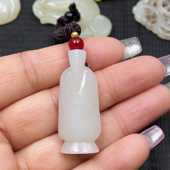 和田玉（白玉）挂件未镶嵌