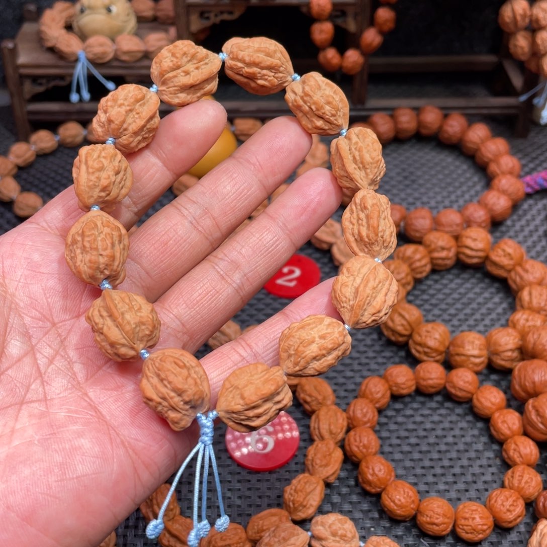 文玩核桃手串 嵩山 原生态老树异型蛤蟆头 全品无暇 体验价