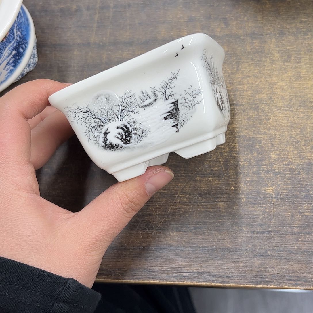 紫砂花盆963号瑕疵8.5/5cm