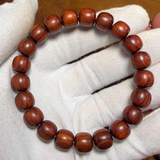 檀香紫檀（小叶紫檀）全陈化老料把件串