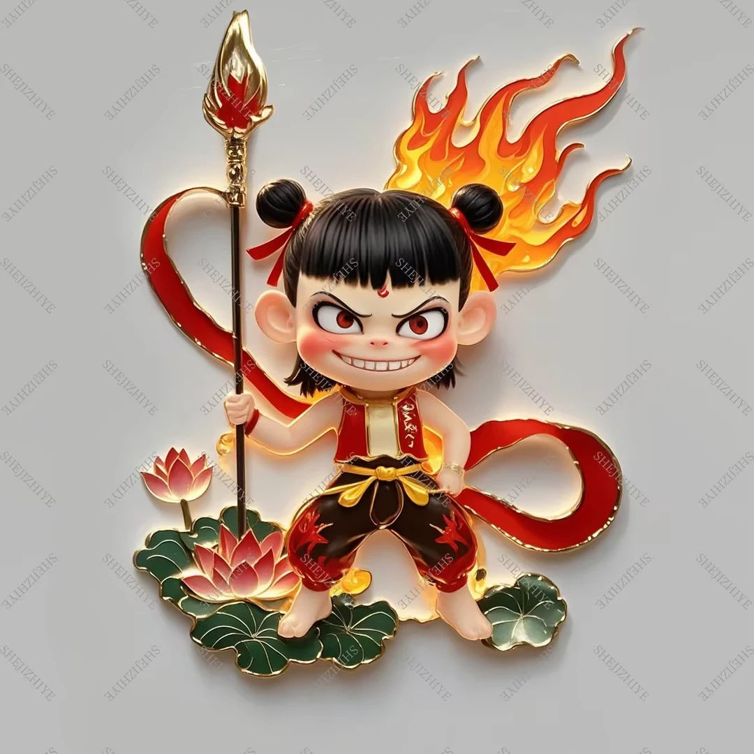 新款哪吒周边敖丙敖光哪吒金属徽章饰品高颜值同人周边纪念品礼物