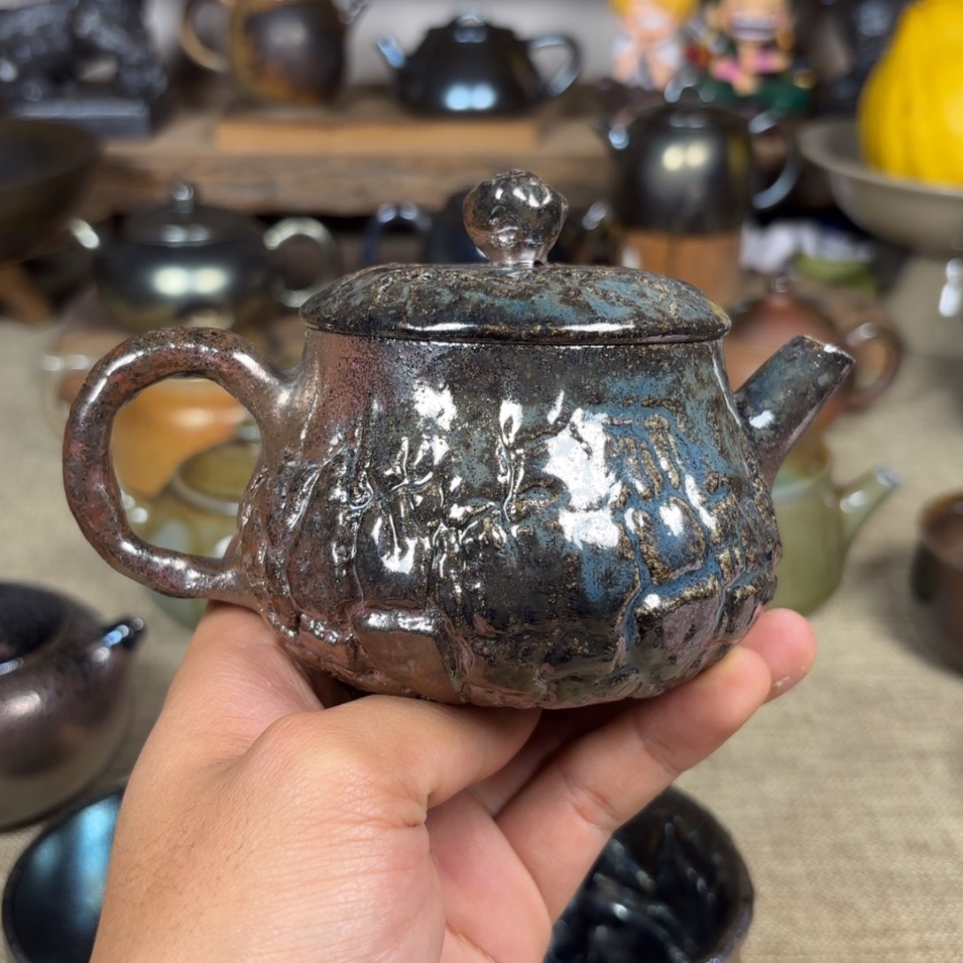 建水紫陶三木柴烧