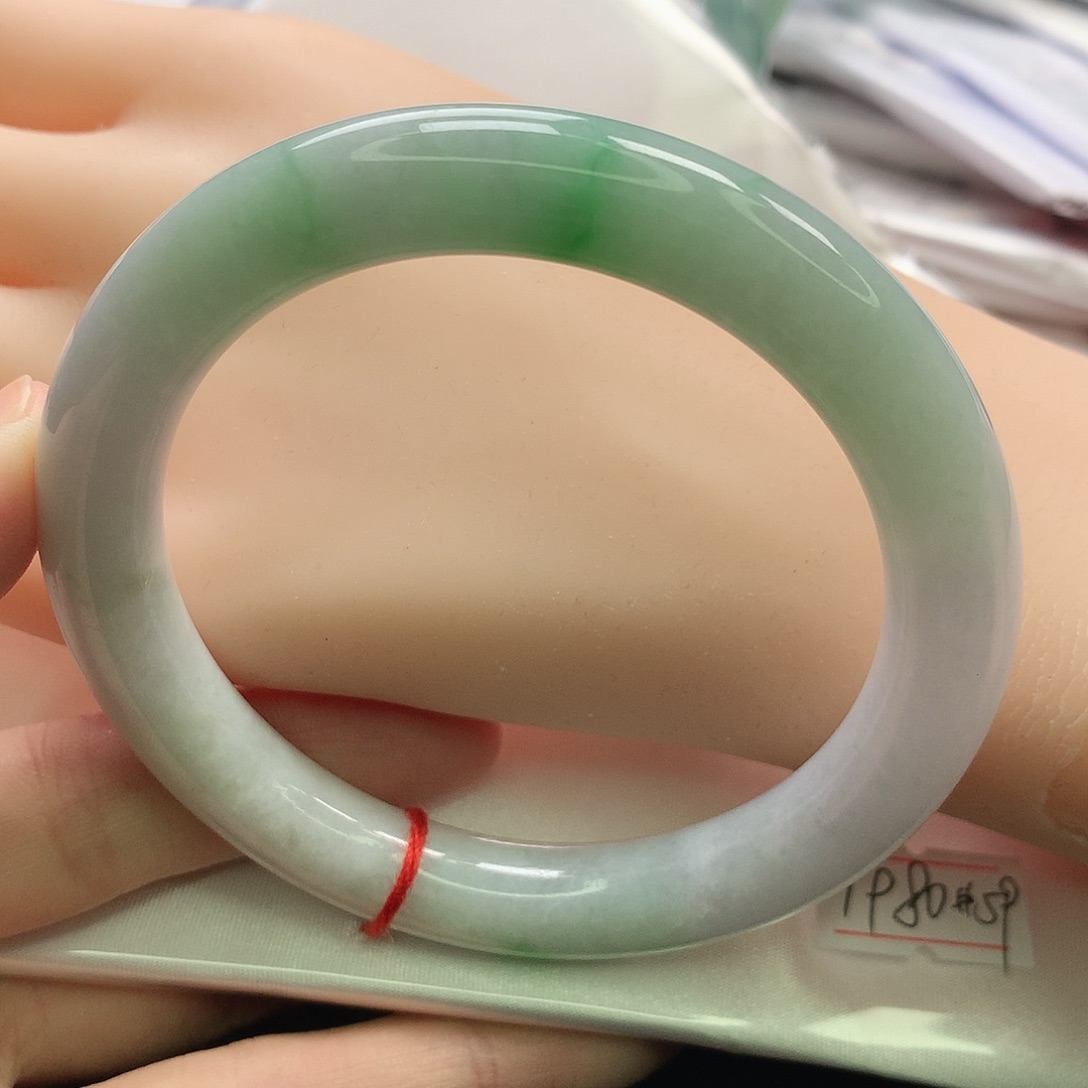 翡翠未镶嵌手镯缅甸5960