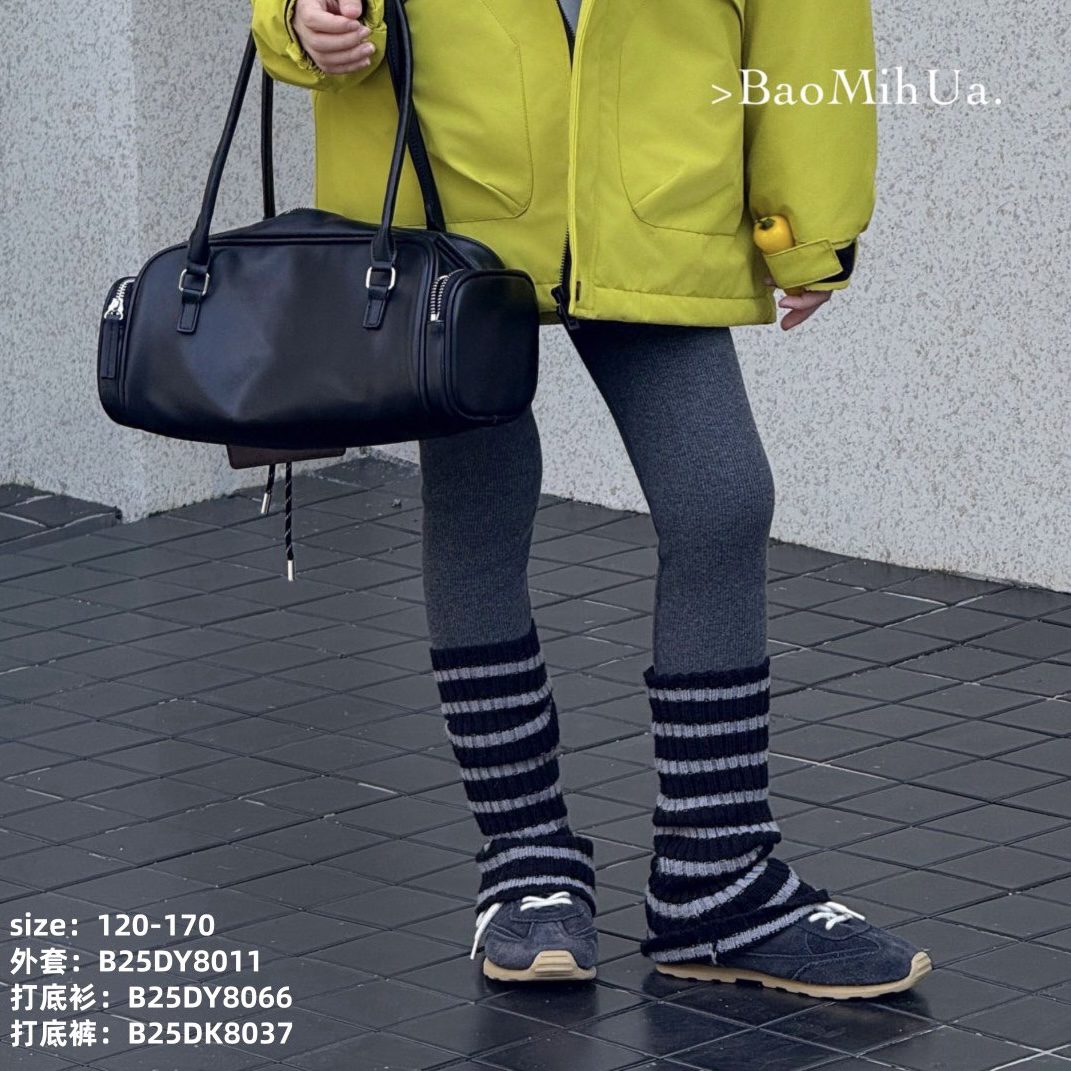 8037儿童可拆卸袜腿加绒打底裤