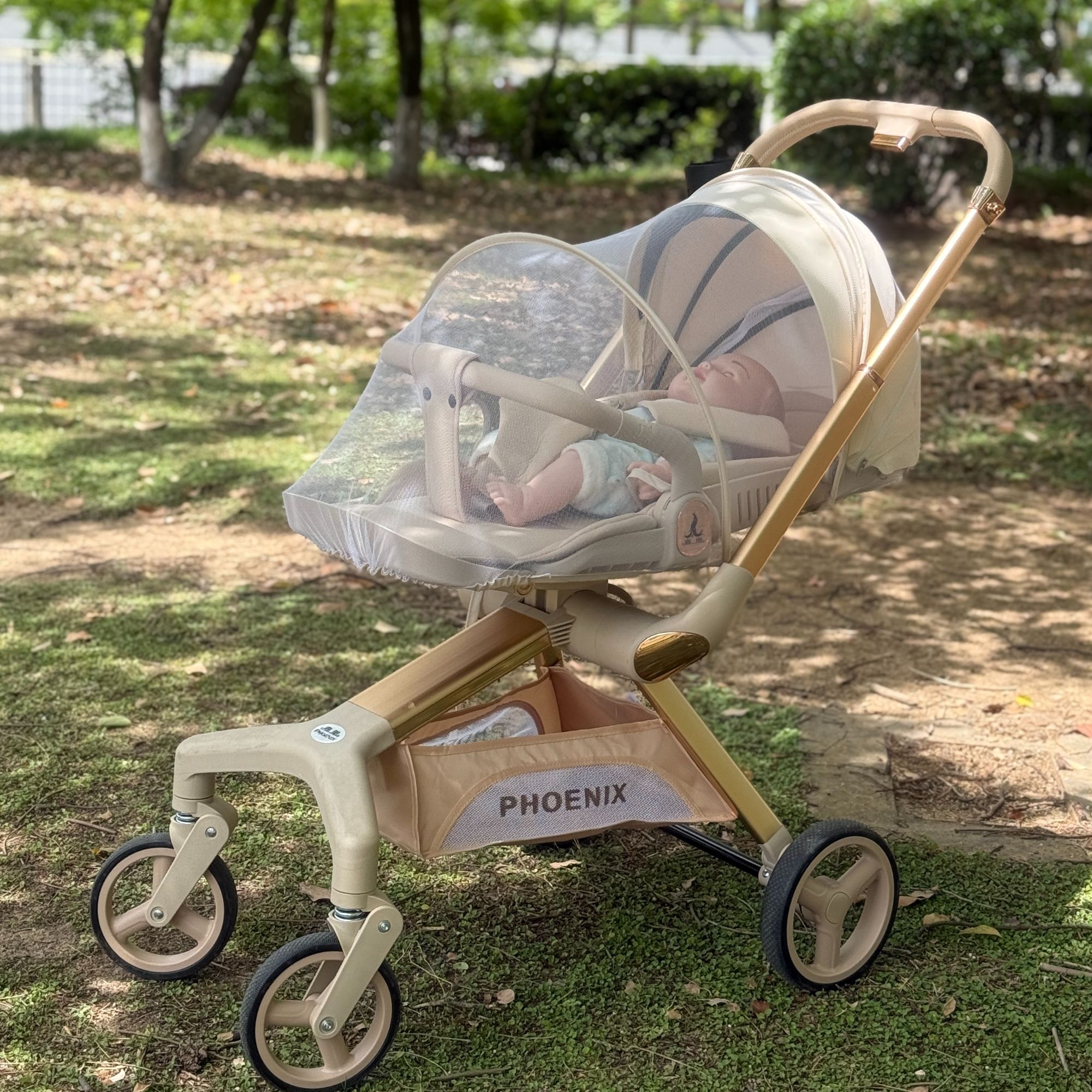 凤凰2025年新款遛娃神器配套全包蚊帐