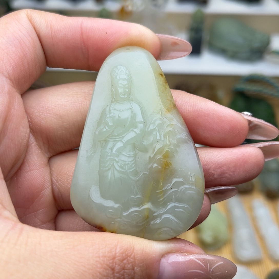 和田玉颈饰未镶嵌