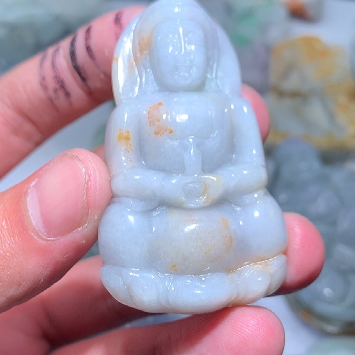 翡翠未镶嵌颈饰保真天然a货翡翠