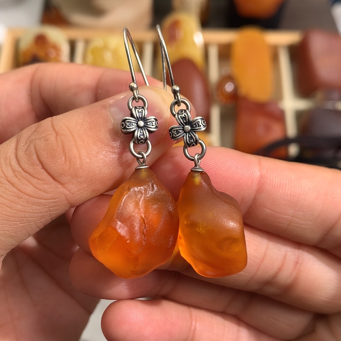 蜜蜡裸石未镶嵌你