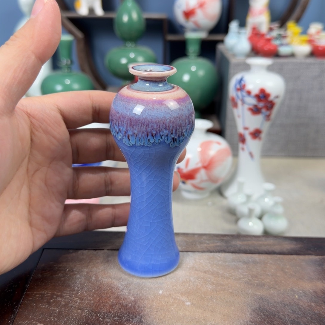 陶瓷手工小花器摆件