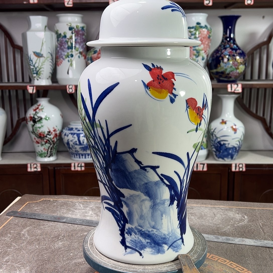 摆件陶景德镇陶瓷将玉