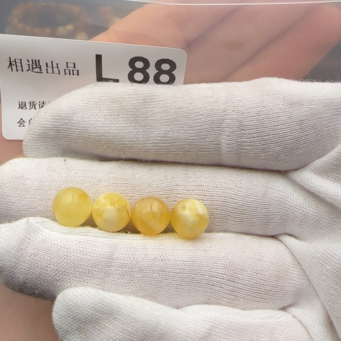 琥珀裸石未镶嵌琥珀蜜蜡