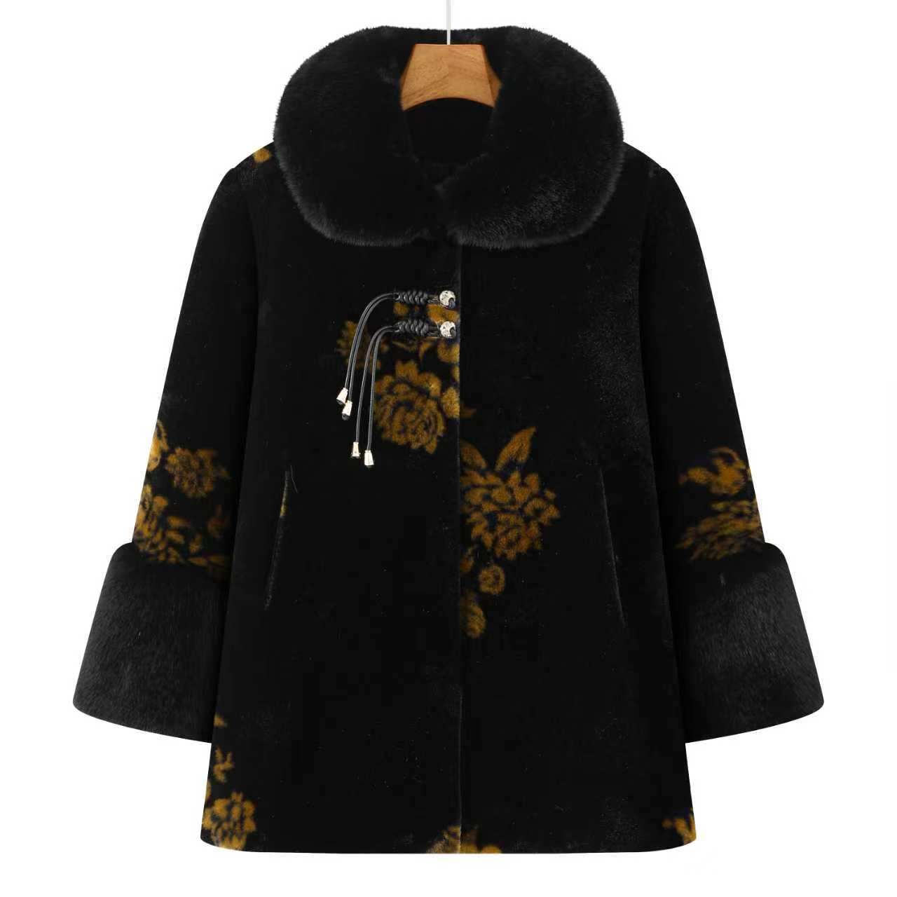 11992-高贵奶奶冬装外套老年人老太太妈加绒加厚棉袄女【康燕】