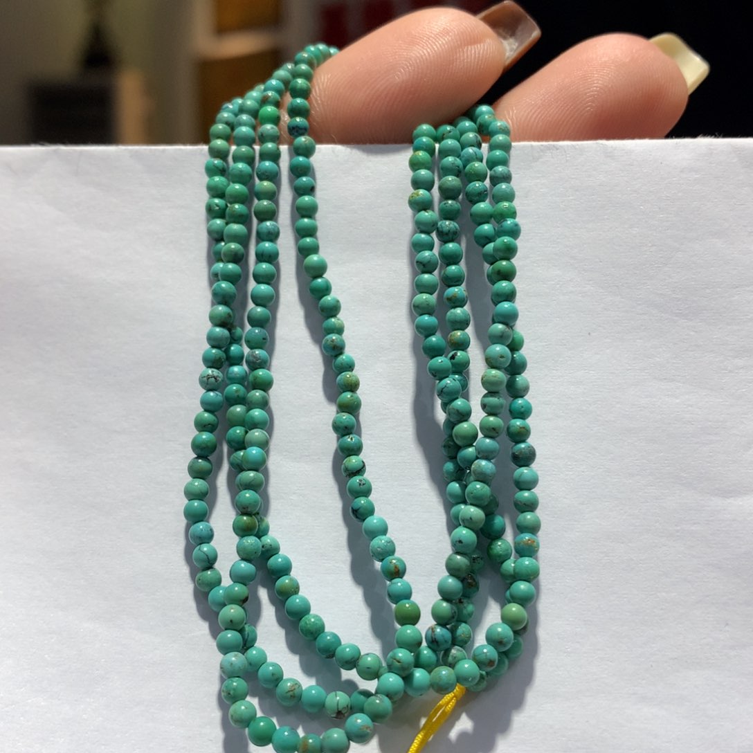 未镶嵌绿松石长链