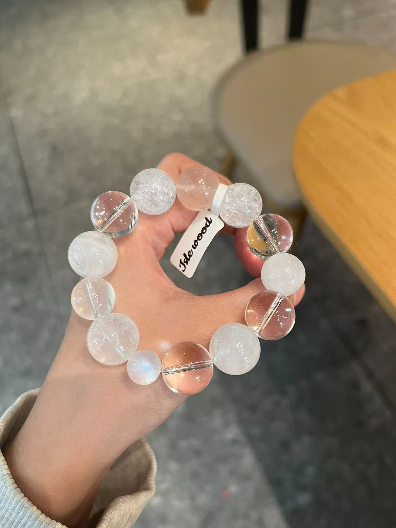 白色自选款（天然水晶 默认微瑕！部分产品需拍两份拍一份不发货