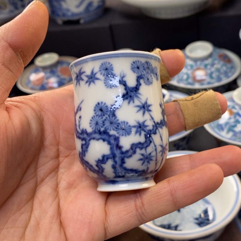 【闪购商品】景德镇青花主人杯