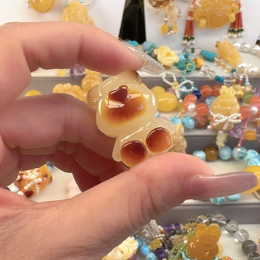 琥珀未镶嵌手链琥珀