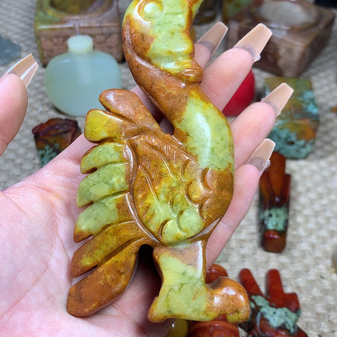 白玉菩提吊坠挂件