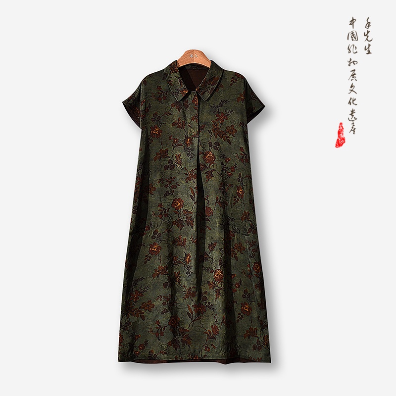 【寒关秀色-连衣裙】中式国风连衣裙2769