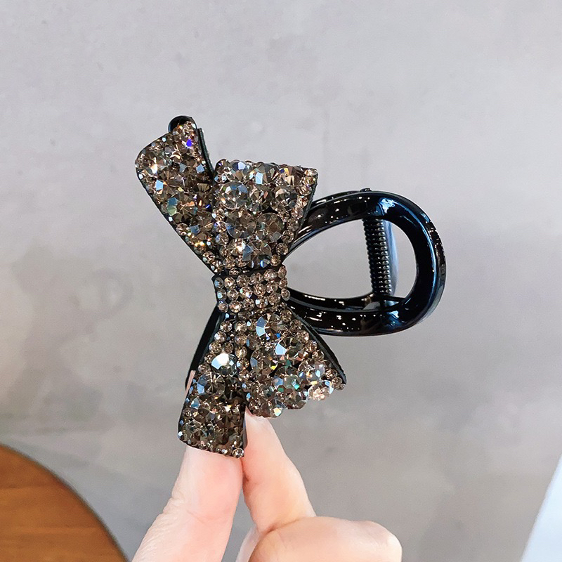 日韩原创高级抓夹少女风女发夹发卡镶钻精致碎发夹夹子气质