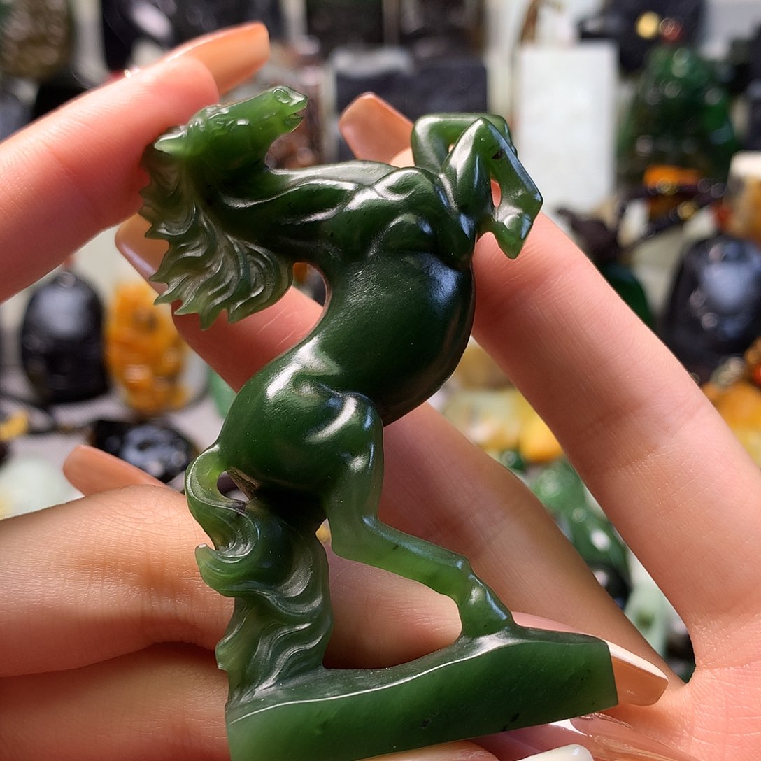 和田玉未镶嵌摆件