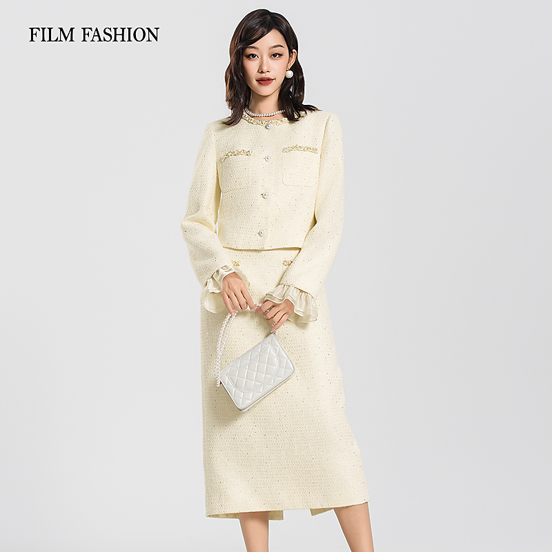 【芊芊专属】冬季新款小香风套装高级慵懒洋气小众女士FGEL811213