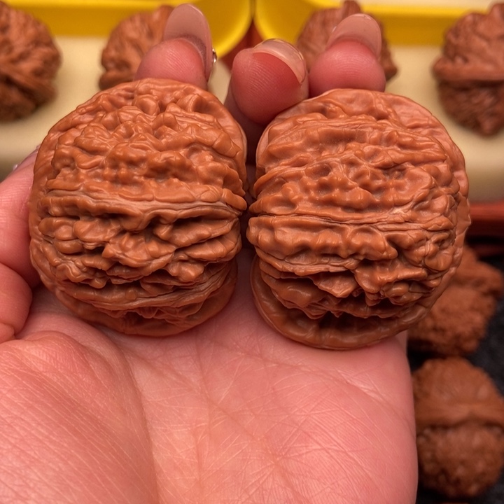 文玩核桃把件46精品老树四座楼