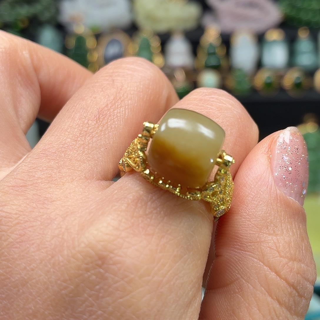 和田玉银S925镶嵌颈饰